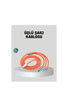 Üçlü Şarj Kablosu Yüksek Hızlı Dayanıklı Ve Uzun Ömürlü - Hs08377372-7101 Renkli Üçlü Şarj Kablosu Yüksek Hızlı Dayanıklı Ve Uzun Ömürlü - Hs08377372-7101 Renkli