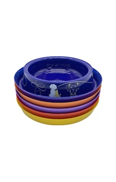 Catlif Desenli Modern Kedi Plastik Mama Kabı 254-51000.01