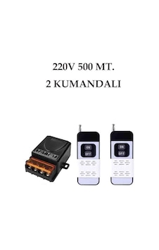 Lavat 500 Metre Mesafeli Ac 220v 30a 2 Kumandalı Röle Kutusu 433 Mhz Radyo Frekanslı Lavat 500 Metre Mesafeli Ac 220v 30a 2 Kumandalı Röle Kutusu 433 Mhz Radyo Frekanslı