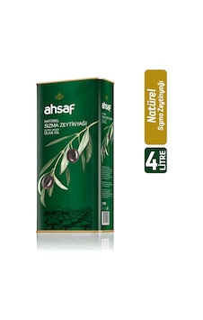 Ahsaf Natürel Sızma Zeytinyağı 4 L