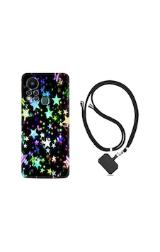 Infinix Hot 11S Kılıf İpli Boyun Askılı Desenli Silikon Yıldızlar 1601 Infinix Hot 11S Kılıf İpli Boyun Askılı Desenli Silikon Yıldızlar 1601