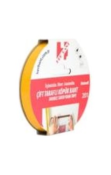 Her Bant Çift Taraflı Köpük Bant Askılı 15x5 Mt 2001