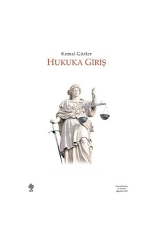 Hukuka Giriş Kemal Gözler Ekin Hukuka Giriş Kemal Gözler Ekin