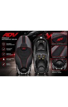 Honda Adv350 Spor Koltuk Siyah Honda Adv350 Spor Koltuk Siyah