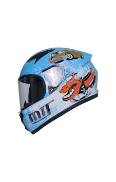 Mts M-201 Full Face Çocuk Kask Mavi 2857224