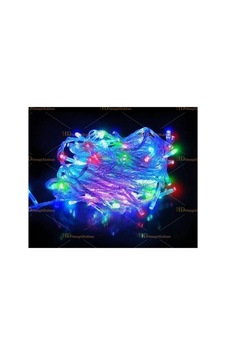 Rgb 100 Ampullü Pirinç Led Işık Yılbaşı Işığı 10 Metre Renkli Led Işık Karışık