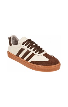 Floor 26y-192-3020 Hakiki Deri Sneaker Krem