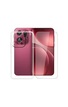 Teleplus Oppo Find X9 Pro Kılıf Tpu Kamera Korumalı Silikon + Nano Ekran Koruyucu Şeffaf Teleplus Oppo Find X9 Pro Kılıf Tpu Kamera Korumalı Silikon + Nano Ekran Koruyucu Şeffaf