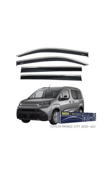 Toyota Proace City Niken Kromlu Cam Rüzgarlığı 4lü Set 2020 Ve Üstü Toyota Proace City Niken Kromlu Cam Rüzgarlığı 4lü Set 2020 Ve Üstü
