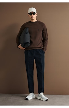 Lufian Blake Erkek Sweatshirt Kahverengi Kahverengi 112030193100400 Lufian Blake Erkek Sweatshirt Kahverengi Kahverengi 112030193100400