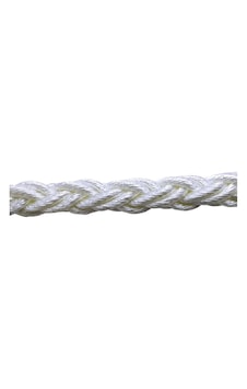 Dolphin Rope Polyester Halat 8 Kollu 22 MM Beyaz
