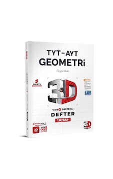 3d Yayınları Tyt - Ayt Geometri Video Destekli Defter 1. Kitap