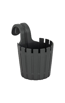 Poliwork Askılı Çit Yuvarlak Saksı 1,5 Lt 155 235 205 Mm 06109333 Poliwork Askılı Çit Yuvarlak Saksı 1,5 Lt 155 235 205 Mm 06109333