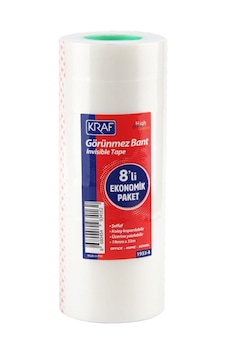 Kraf Görünmez Bant 19mmx33m 8 Li 1933-8 Diğer Kraf Görünmez Bant 19mmx33m 8 Li 1933-8 Diğer