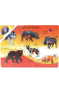 Hmngoakkllby 135-136-137 Ahşap Tutmalı Vahşi Hayvanlar Akllhmng Hmngoakkllby 135-136-137 Ahşap Tutmalı Vahşi Hayvanlar Akllhmng