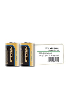Wilkinson Pil R20 D Büyük Boy Wilkinson Pil R20 D Büyük Boy