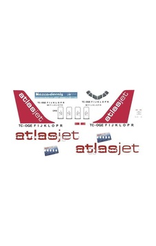 Nazca Decals Atj001b 1/144 Ölçek, Atlasjet A320
