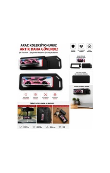 Mini Araba Sergileme Kılıfı 1:64 Ölçek Siyah Mini Araba Sergileme Kılıfı 1:64 Ölçek Siyah