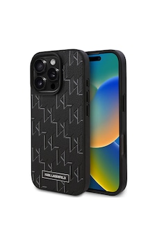 Apple Uyumlu iPhone 16 Pro Kılıf Karl Lagerfeld Lisanslı Magsafe Şarj Özellikli Kl Yazılı Hot Stamp Siyah Apple Uyumlu iPhone 16 Pro Kılıf Karl Lagerfeld Lisanslı Magsafe Şarj Özellikli Kl Yazılı Hot Stamp Siyah