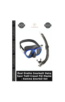 Özel Üretim Snorkelli Dalış Spor Tatil Cressi Fiji Maske - Gamma Şnorkel Set Clear-Blue Özel Üretim Snorkelli Dalış Spor Tatil Cressi Fiji Maske - Gamma Şnorkel Set Clear-Blue