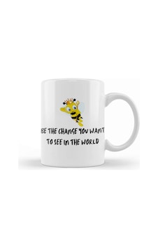 World Bee Day Lover Gift Be The Change You Want To See In The World Kupa Bardak Porselen Karışık World Bee Day Lover Gift Be The Change You Want To See In The World Kupa Bardak Porselen Karışık