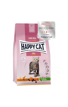 Happy Cat Junior Land Ente Tahılsız Ördekli Yavru Kedi Maması 4 KG Happy Cat Junior Land Ente Tahılsız Ördekli Yavru Kedi Maması 4 KG