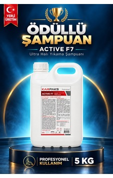 Active F7 Ultra Halı Yıkama Şampuanı 5 Kg Tekli Active F7 Ultra Halı Yıkama Şampuanı 5 Kg Tekli