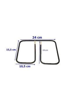 Korkmaz Tost Makinesi Rezistansı 800 Watt - 220v - 24 Cm X 15,5 Cm Korkmaz Tost Makinesi Rezistansı 800 Watt - 220v - 24 Cm X 15,5 Cm