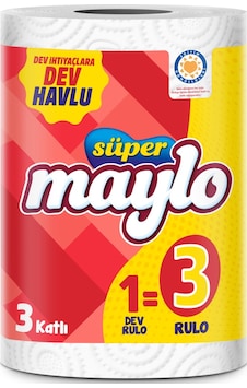 Maylo Süper Dev Havlu 1 3 Rulo Maylo Süper Dev Havlu 1 3 Rulo