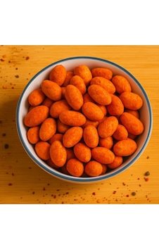 Nacho Soslu Çıtır Kaplamalı Fırınlanmış Yer Fıstığı Kuruyemiş 200 Gr Atıştırmalık 200 G