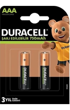 Sh Duracell 750 Ma Şarjlı Aaa İnce Kalem 2'li Pil Hr03/dc2400 Najmaddin Sh Duracell 750 Ma Şarjlı Aaa İnce Kalem 2'li Pil Hr03/dc2400 Najmaddin