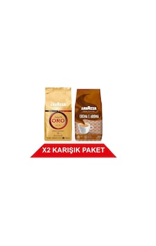 Lavazza Qualità Oro + Crema E Aramo Çekirdek Kahve 1 X 2 Kg 2'li Paket Lavazza Qualità Oro + Crema E Aramo Çekirdek Kahve 1 X 2 Kg 2'li Paket