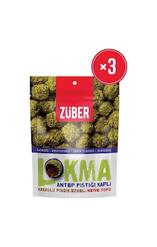 Züber Antep Fistigi Kapli Kakaolu Findik Ezmeli Meyve Topu 96 Gr X3 Adet Züber Antep Fistigi Kapli Kakaolu Findik Ezmeli Meyve Topu 96 Gr X3 Adet