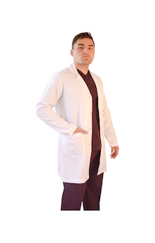 Vayteks Gömlek Yaka Orta Boy Beyaz Erkek Doktor Öğretmen Laboratuvar Önlüğü Beyaz Vayteks Gömlek Yaka Orta Boy Beyaz Erkek Doktor Öğretmen Laboratuvar Önlüğü Beyaz