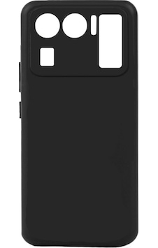 Xiaomi Mi 11 Ultra Kılıf Zore Biye Silikon Siyah