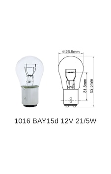 Oto Ampul 1016 Bay15d 12v 21/5w Çift Duyarlı Düz Tırnak Şeffaf Işık Arka Stop Fren Ve Sinyal Lambası Standart Halojen Inwells Inw001 030 10 Adet Oto Ampul 1016 Bay15d 12v 21/5w Çift Duyarlı Düz Tırnak Şeffaf Işık Arka Stop Fren Ve Sinyal Lambası Standart Halojen Inwells Inw001 030 10 Adet