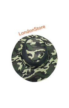 Londonstore Unisex Fileli Kamufılaj Desen Kovboy Şapka Haki Londonstore Unisex Fileli Kamufılaj Desen Kovboy Şapka Haki