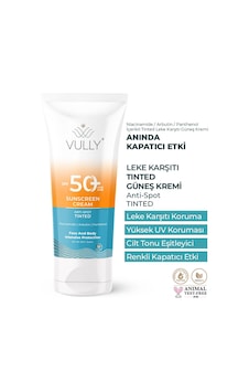Leke Karşıtı - Cilt Tonu Eşitleyici Renkli Kapatıcı Etkili Yüksek Koruyucu Spf+50 Güneş Kremi 50 Ml Leke Karşıtı - Cilt Tonu Eşitleyici Renkli Kapatıcı Etkili Yüksek Koruyucu Spf+50 Güneş Kremi 50 Ml