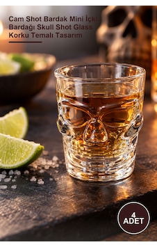 4 Adet Kurukafa Cam Shot Bardağı Cam Shot Bardak Mini İçki Bardağı Skull Shot Glass Korku Temalı Tasarım 4 Adet Kurukafa Cam Shot Bardağı Cam Shot Bardak Mini İçki Bardağı Skull Shot Glass Korku Temalı Tasarım