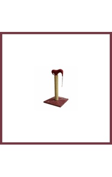 Storeşahin İnce Kedi Tırmalama Tahtası 50 Cm Bordo Shn0720