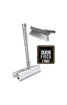 Fırçalı Ve Silikon Uçlu Cam Sil Çekçek 2 Yönlü Temizlik Fırçası 35x22 Cm Süpürme Ve Sıyırma Fonk Fırçalı Ve Silikon Uçlu Cam Sil Çekçek 2 Yönlü Temizlik Fırçası 35x22 Cm Süpürme Ve Sıyırma Fonk