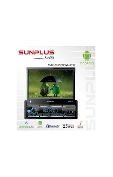 Sunplus Hıtech Sp-9200a-cp Androıd Indash Teyp 7 Inç 4x55 Watt Bluetooth Mirrorlink Kumanda Sunplus Hıtech Sp-9200a-cp Androıd Indash Teyp 7 Inç 4x55 Watt Bluetooth Mirrorlink Kumanda