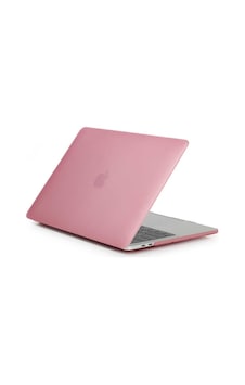 Apple Uyumlu MacBook 13.3’ Pro 2022 M2 Zore MSoft Mat Kapak-Pembe Pembe