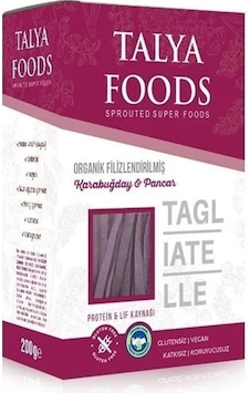 Talya Foods Filizlenmiş Karabuğday ve Mor Havuçlu Tagliatelle 200 G Talya Foods Filizlenmiş Karabuğday ve Mor Havuçlu Tagliatelle 200 G