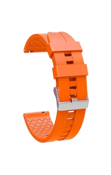 Kilifone - Xiaomi Redmi Watch 5 Active 22mm Uyumlu - Kordon Silikon Kordon - Krd-23 - Turuncu - T37496