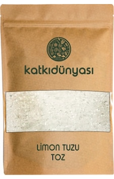 Katkı Dünyası Limon Tuzu Toz 1 KG Katkı Dünyası Limon Tuzu Toz 1 KG