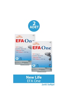 New Life Efa One 45 Softgel 2 Adet New Life Efa One 45 Softgel 2 Adet