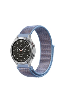 Watch 22mm Hasırlı Cırtcırtlı Kordon - Mavi Watch 22mm Hasırlı Cırtcırtlı Kordon - Mavi
