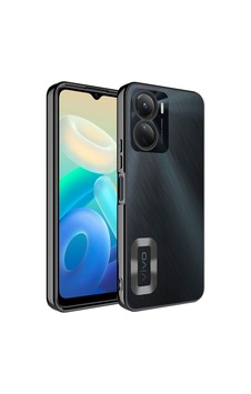 Vivo Y16 Kılıf Kamera Korumalı Logo Gösteren Zore Omega Kapak Siyah Vivo Y16 Kılıf Kamera Korumalı Logo Gösteren Zore Omega Kapak Siyah