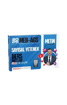 İndeks Akademi 2026 Meb-ags Sayısal Yetenek Video Ders Notları -indeks Akademi Yayıncılık İndeks Akademi 2026 Meb-ags Sayısal Yetenek Video Ders Notları -indeks Akademi Yayıncılık